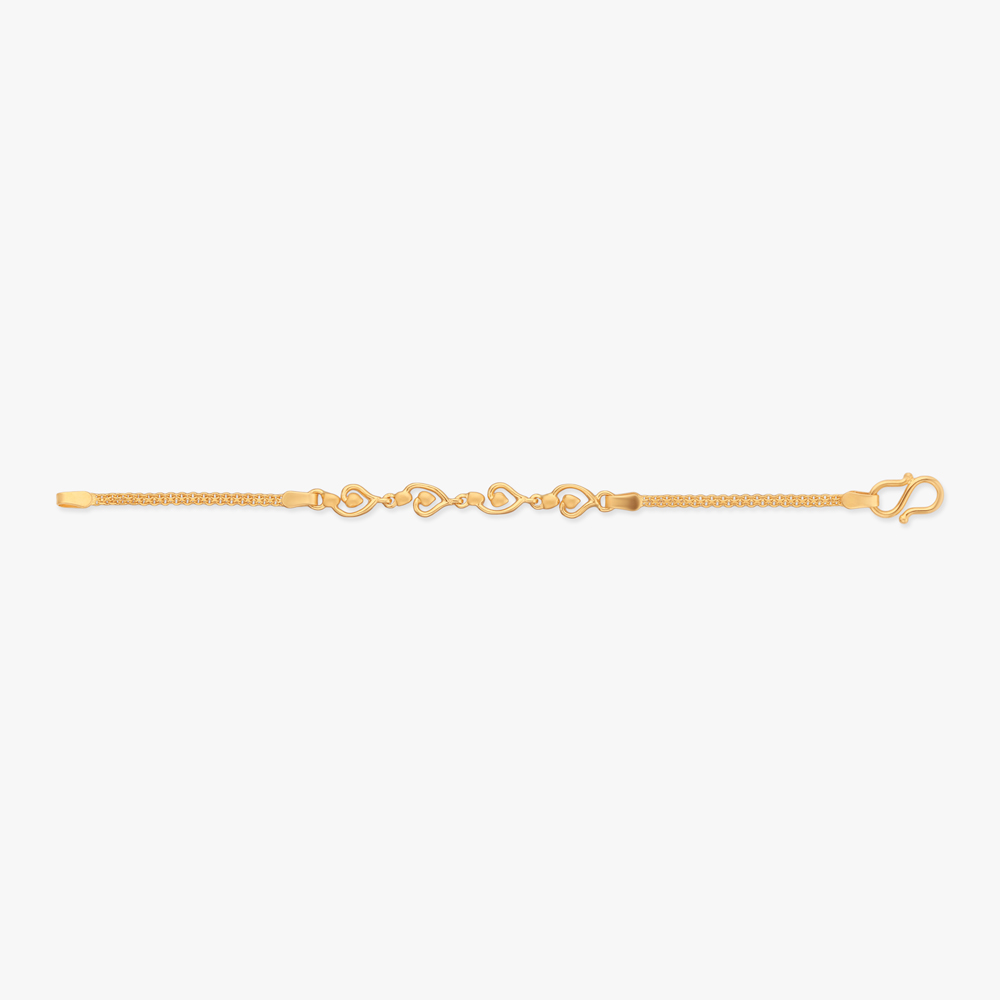 Love Loop Gold Bracelet for Kids,,hi-res image number null