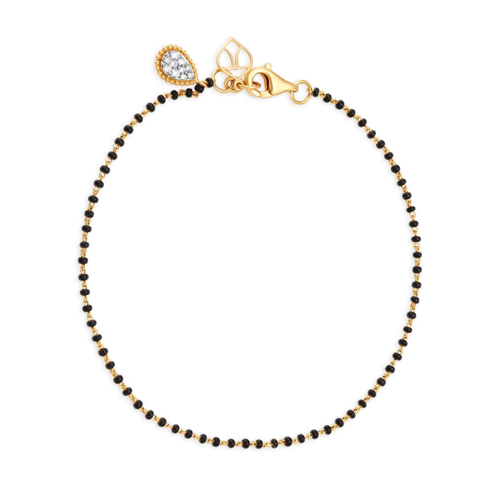 Kavita Mangalsutra Bracelet studded with Diamonds,,hi-res image number null