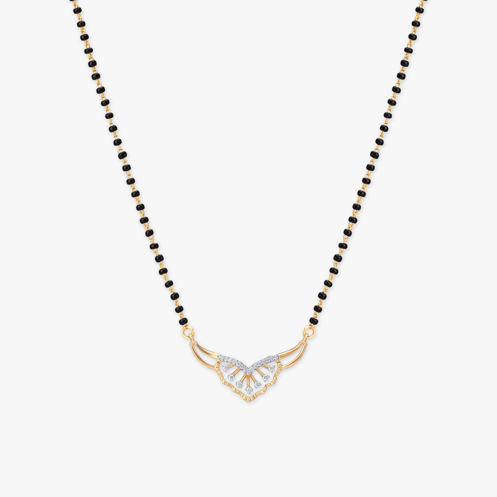 

Wings of Vow Diamond Mangalsutra