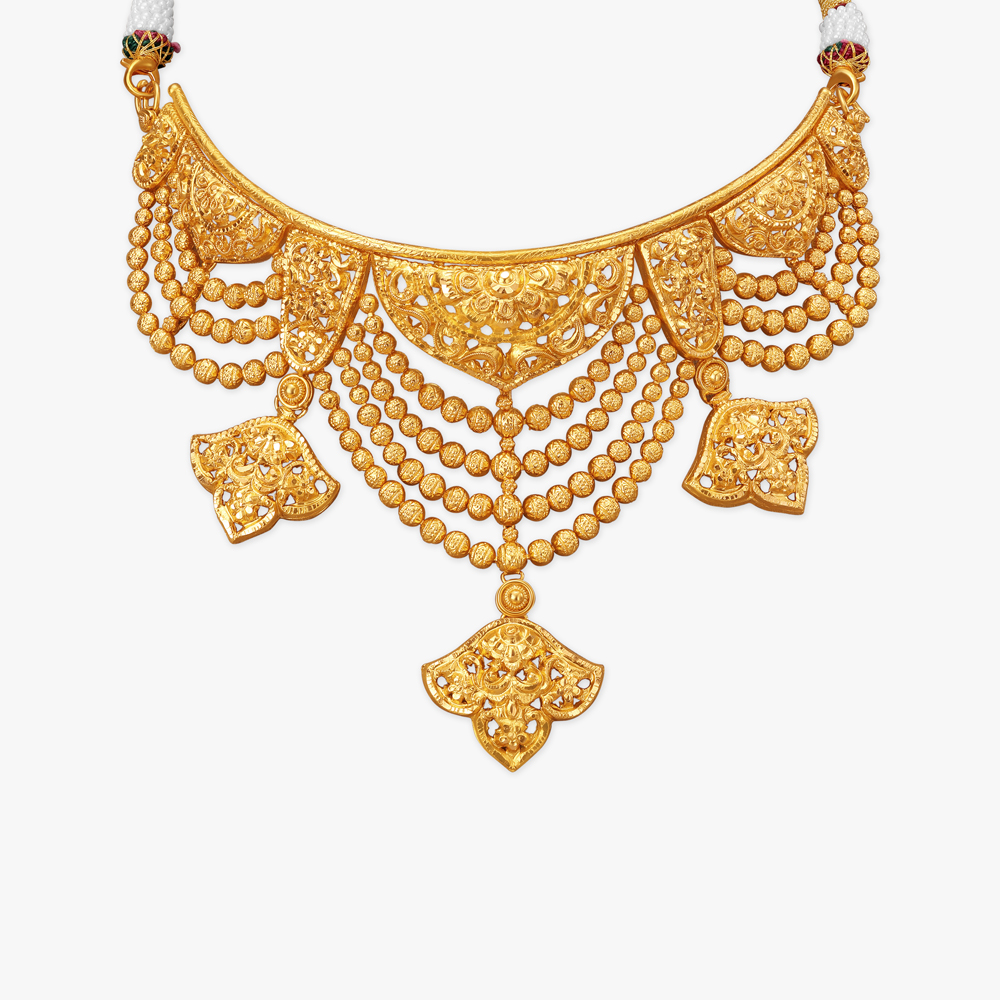 Puranic Blessings Necklace Set,,hi-res image number null
