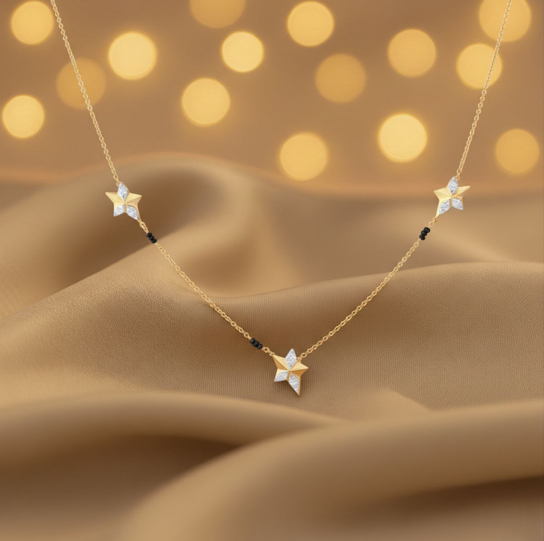 

Starlight Grace Diamond Mangalsutra