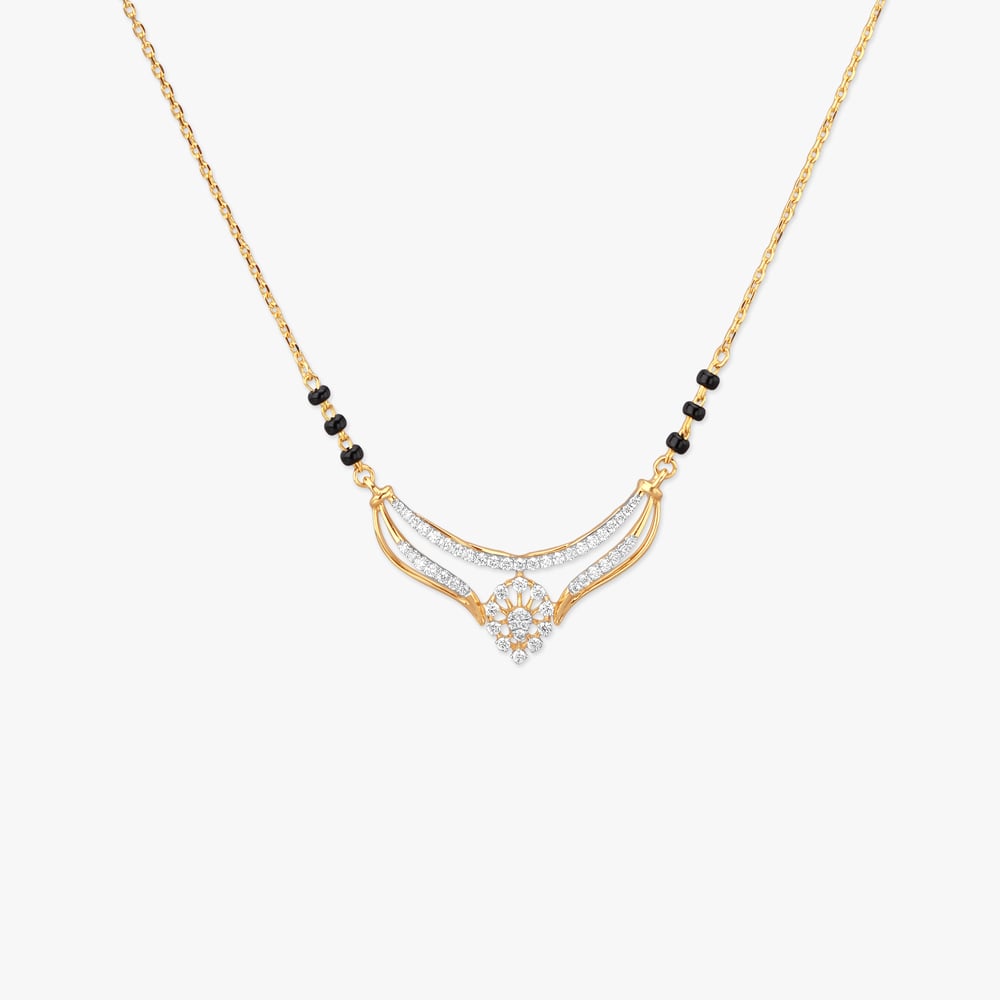 Royal Arc Diamond Mangalsutra,,hi-res image number null