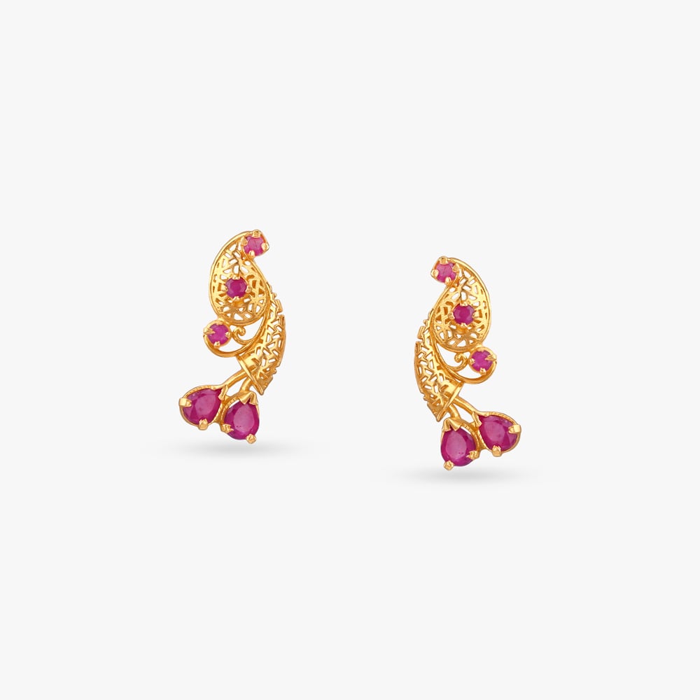 Paisley Charm Pendant and Earrings Set,,hi-res image number null