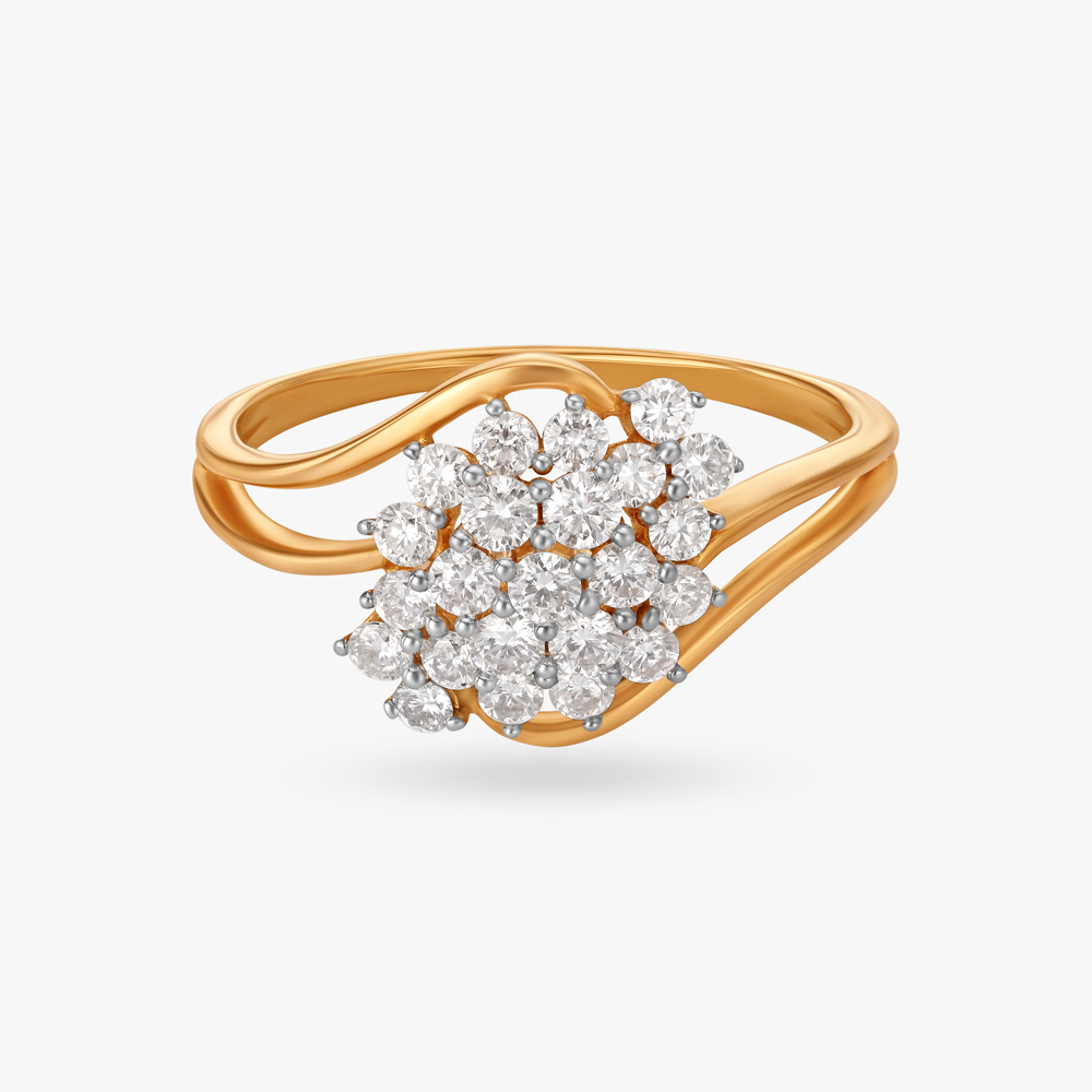 Bouquet Diamond Finger Ring,,hi-res image number null