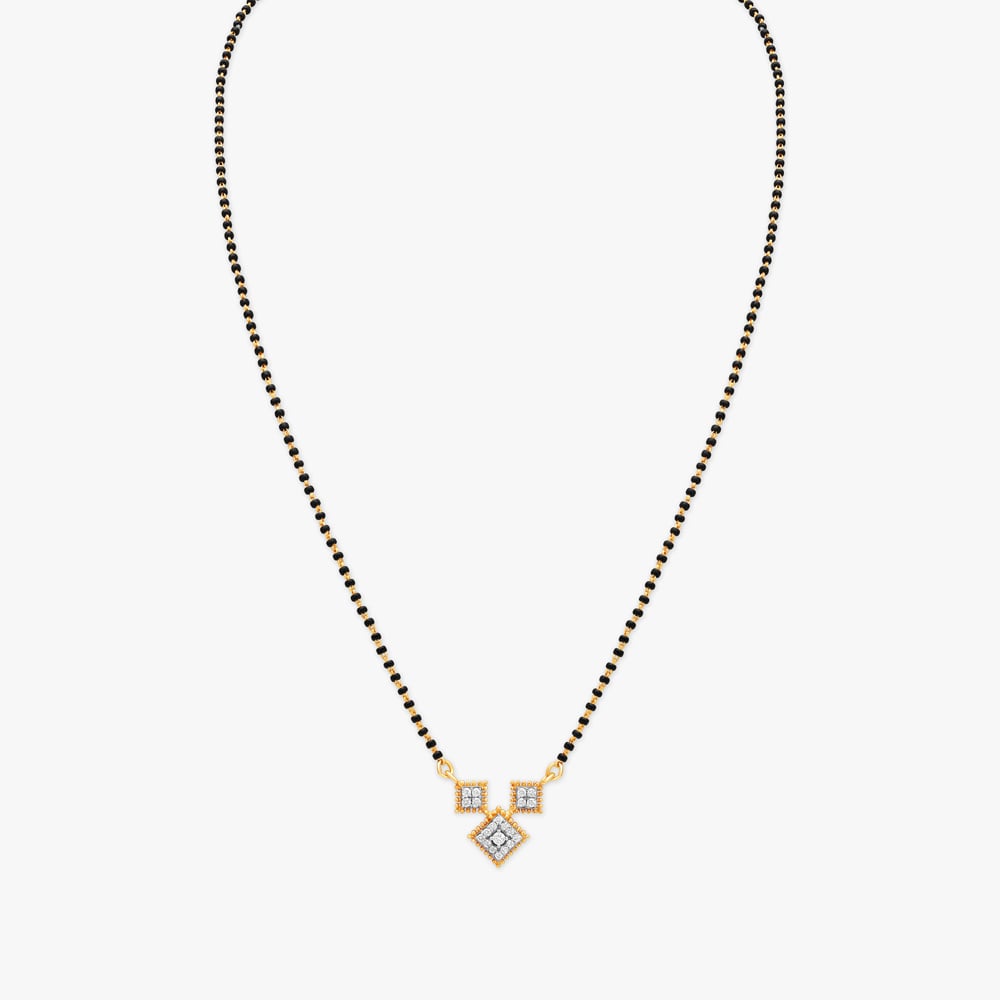 

Block Spark Diamond Mangalsutra