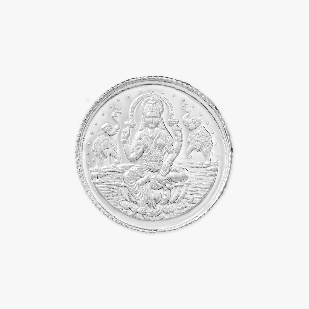 Sitting Laxmi 20 Gram 999 Purity Silver Coin,,hi-res image number null