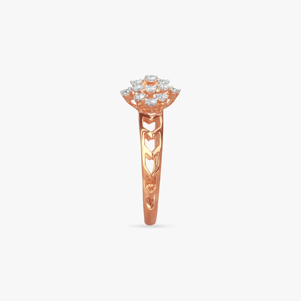 Blossom Sparkle Diamond Finger Ring,,hi-res image number null