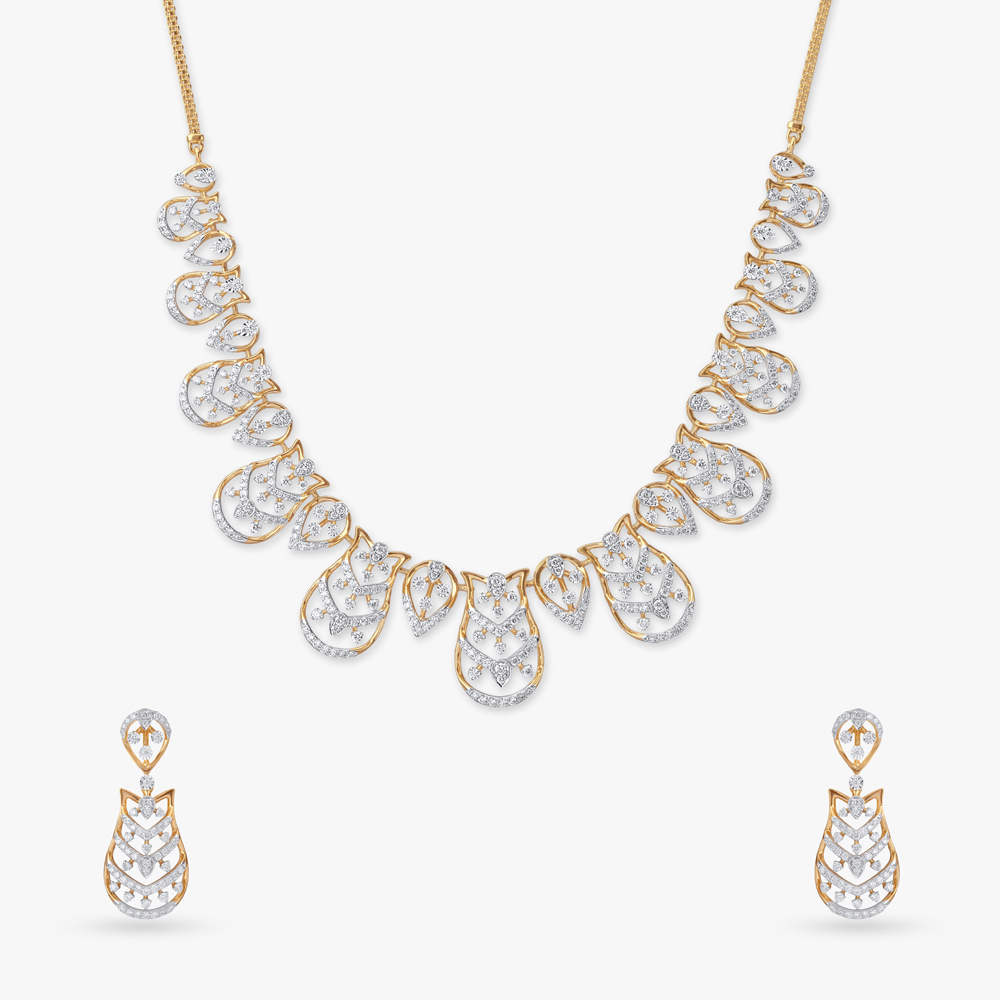 Soft Symphony Diamond Necklace Set,,hi-res image number null