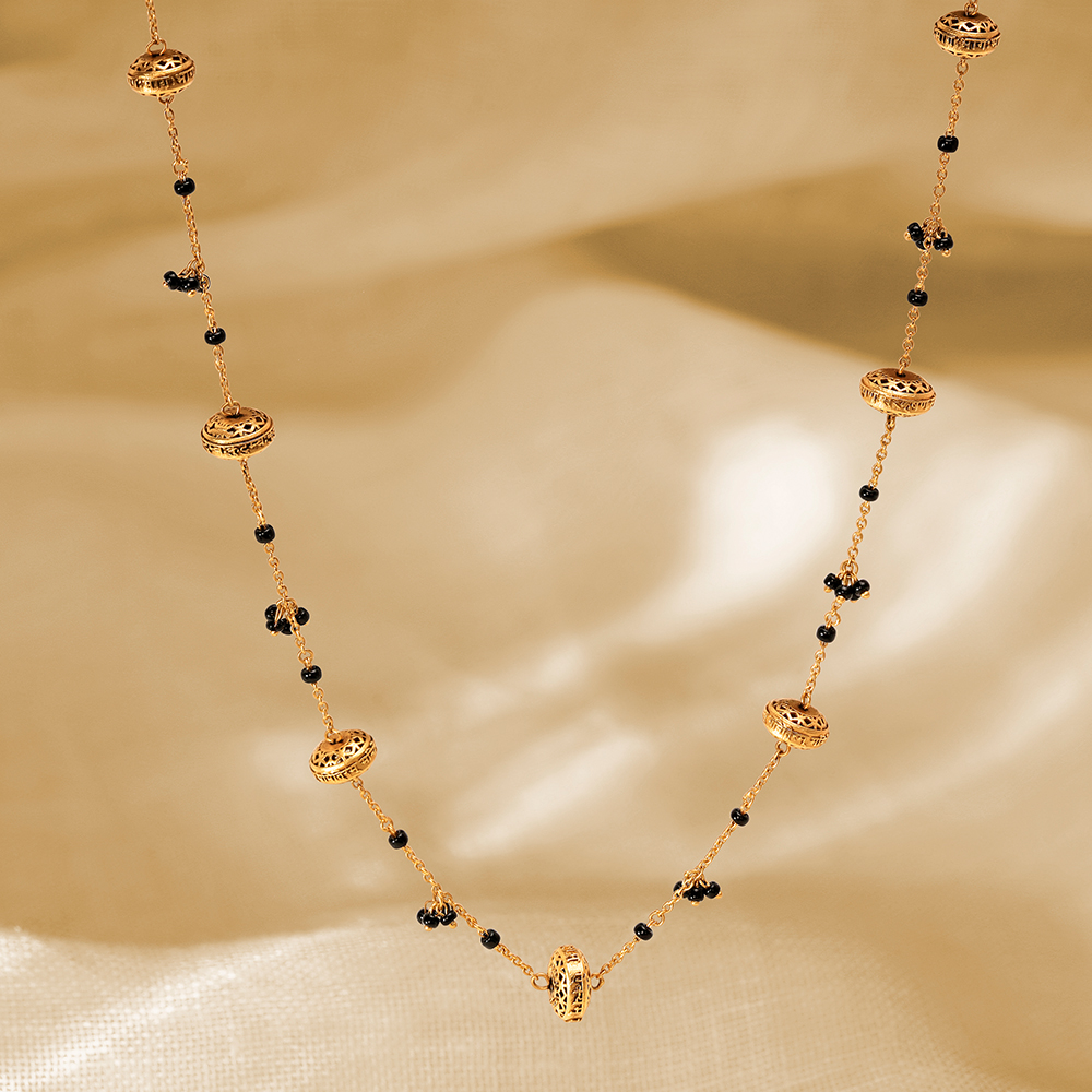 Contemporary Beaded Mangalsutra,,hi-res image number null