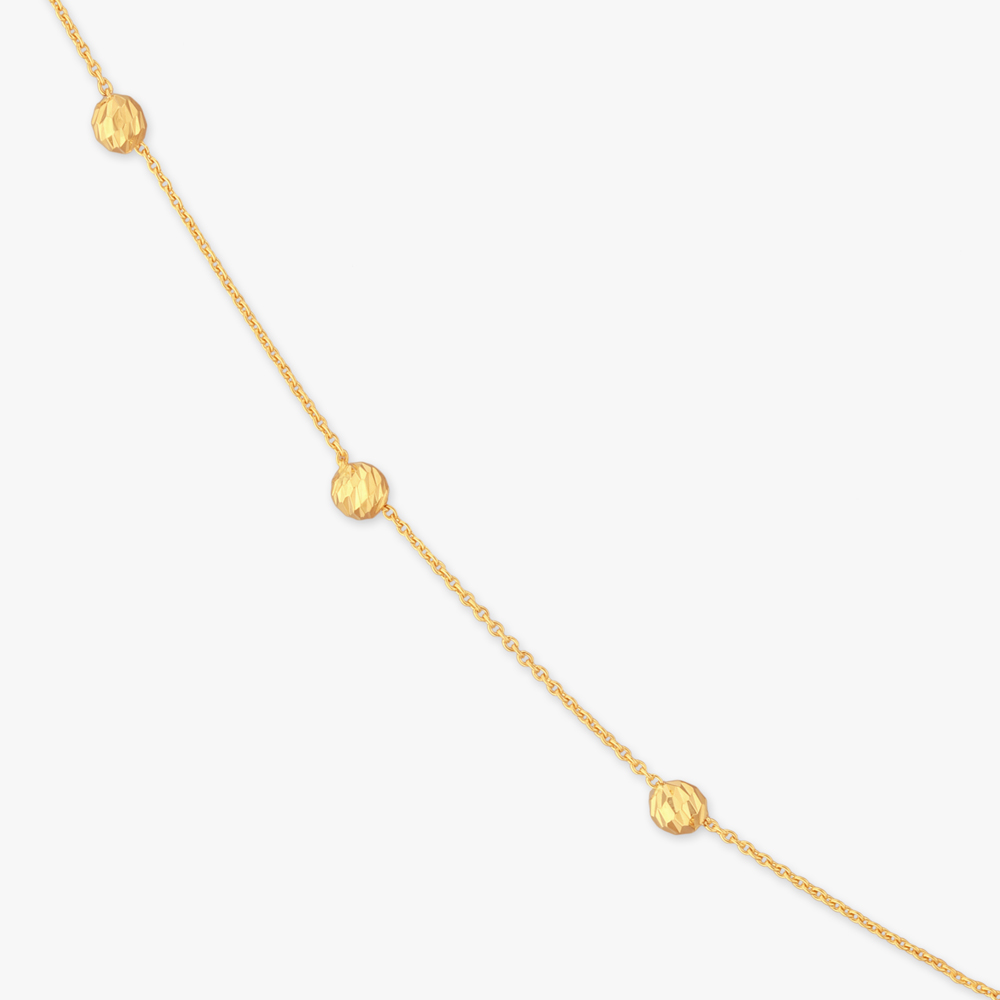 Faceted Bloom Gold Chain for Kids,,hi-res image number null