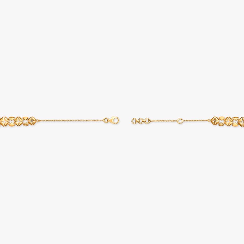 Sculpted Meadow Gold Bracelet,,hi-res image number null