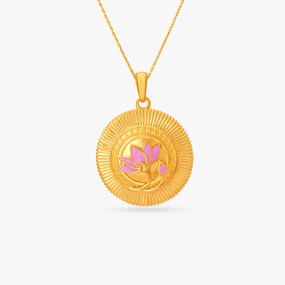 Enchanting Lotus Pendant,,hi-res image number null