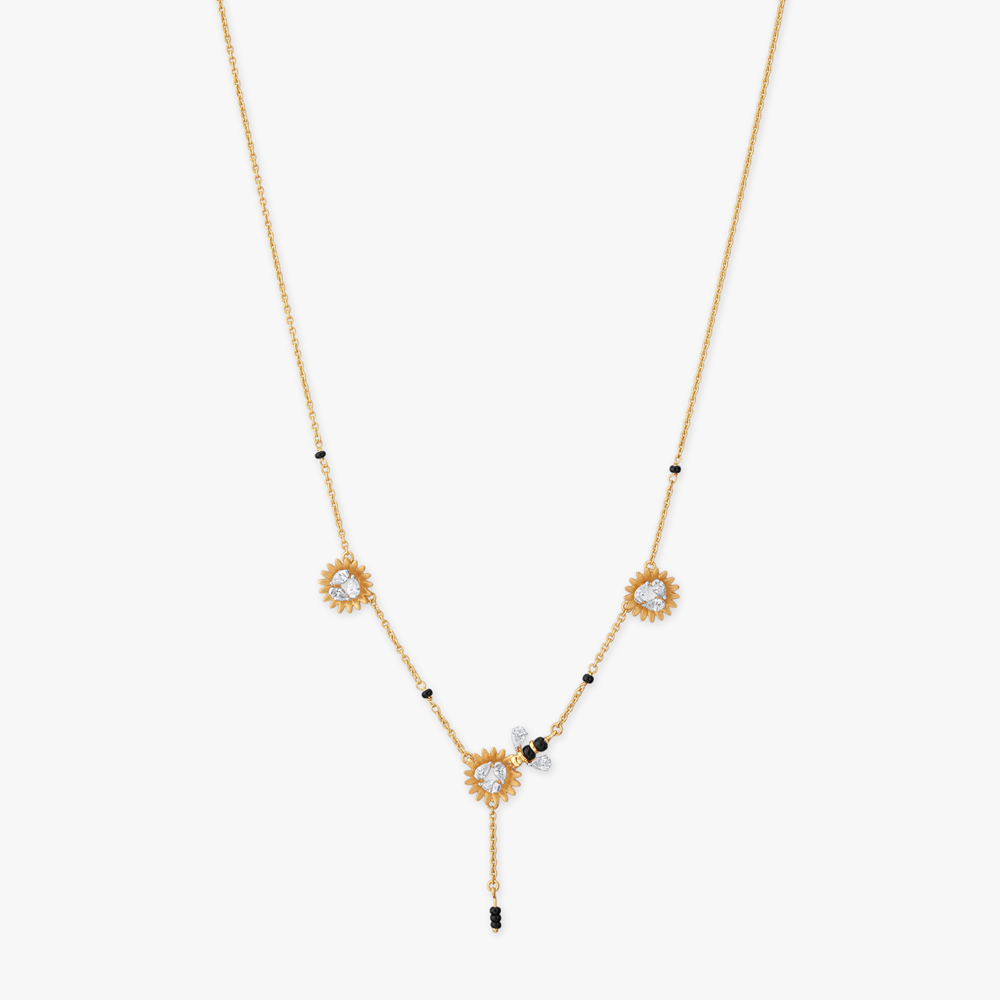 Eternal Blossom Diamond Mangalsutra,,hi-res image number null