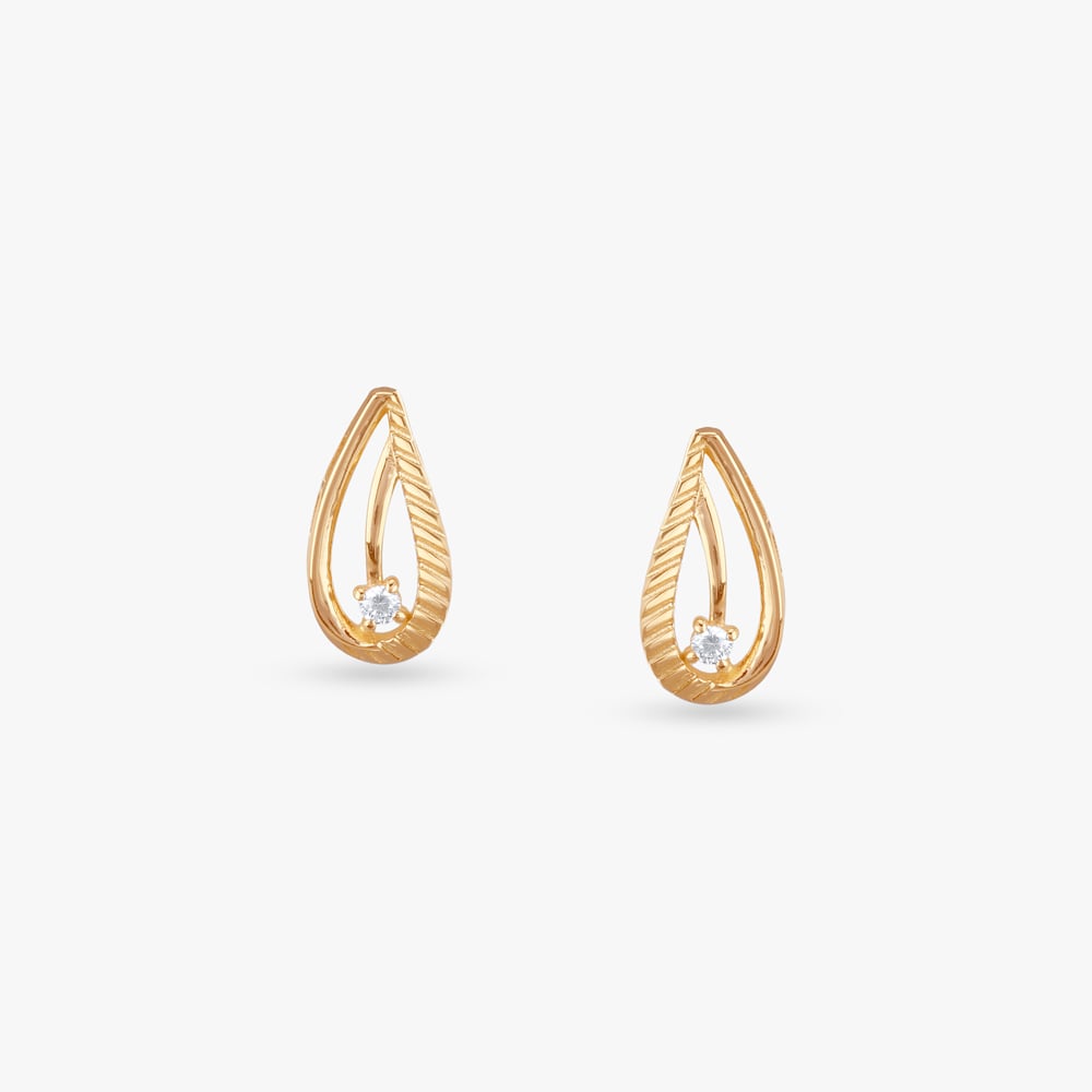 Petal Shimmer Gold Necklace Set,,hi-res image number null