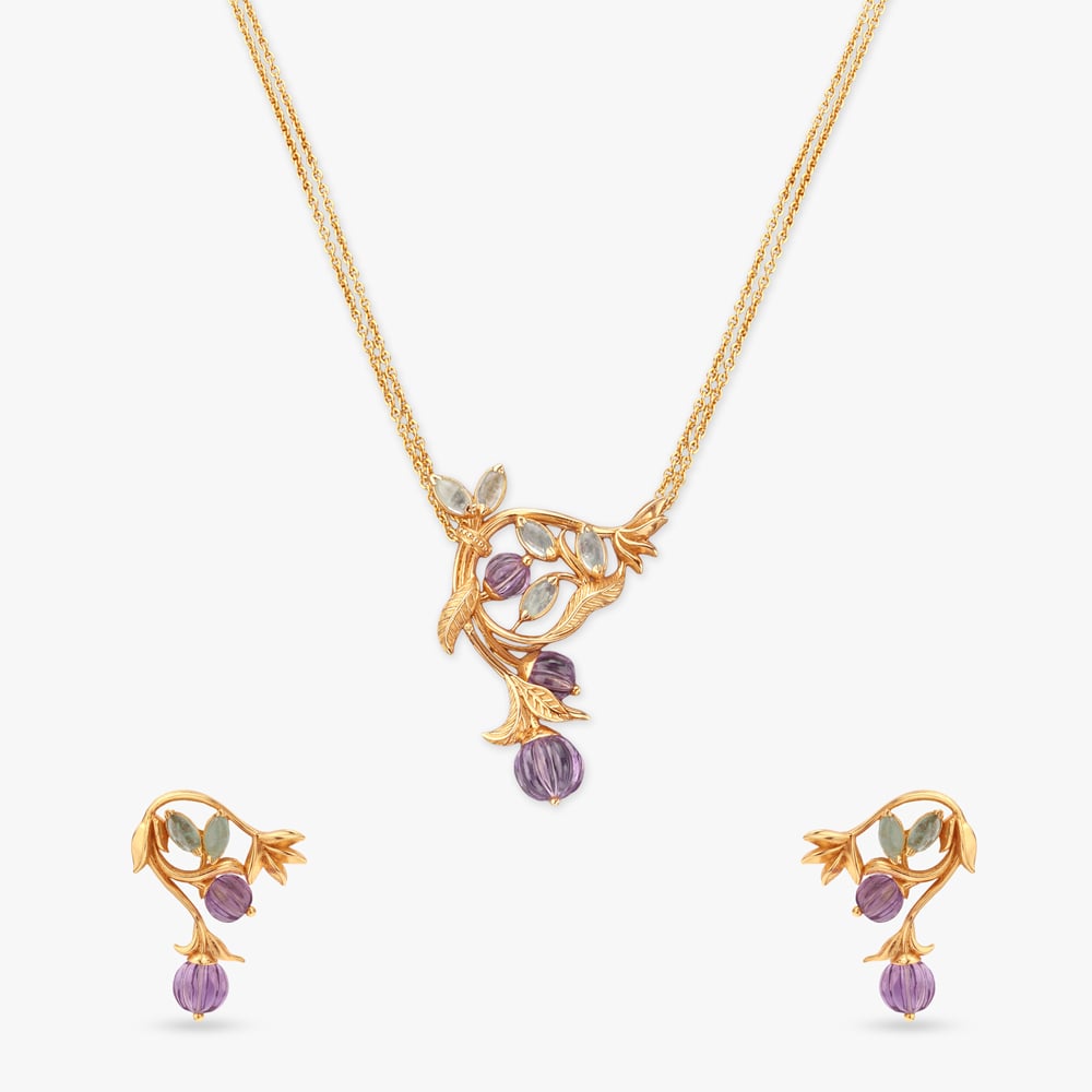 Orchard Swing Gold Necklace Set,,hi-res image number null