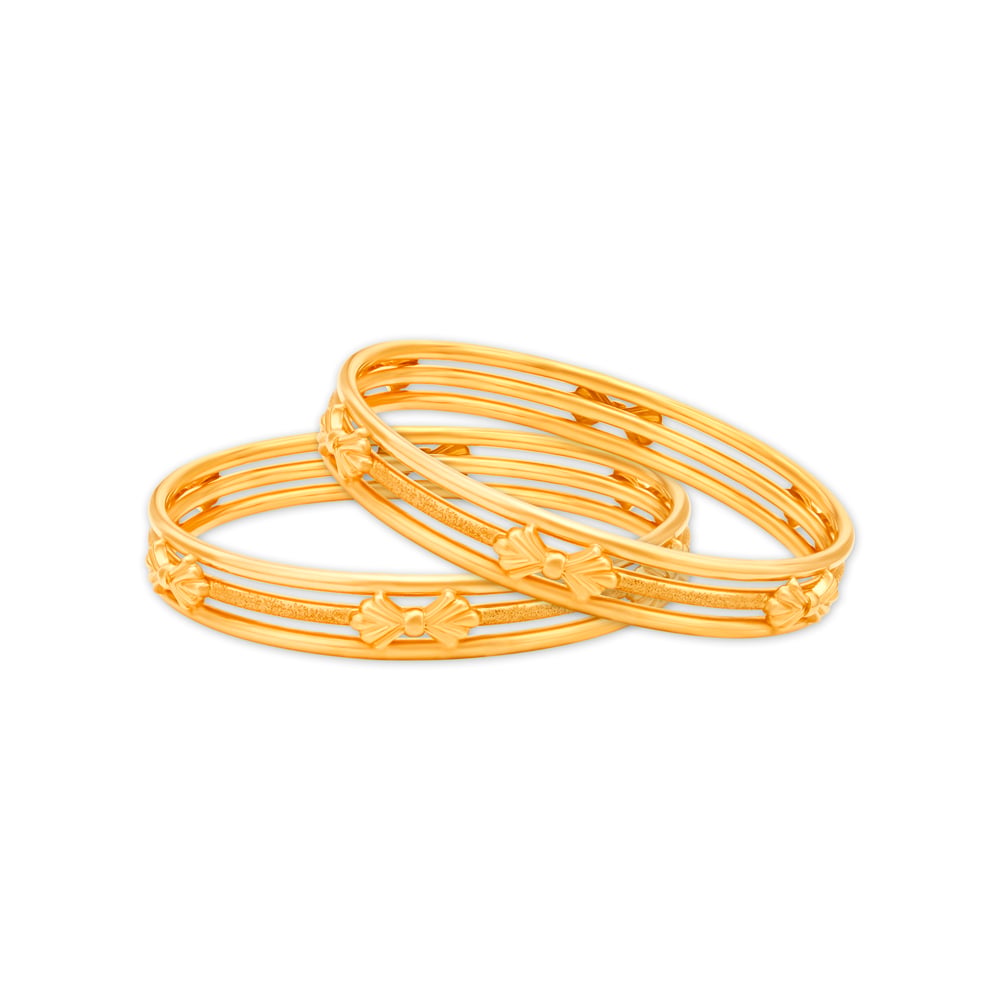 Artistic Charm Gold Bangles,,hi-res image number null