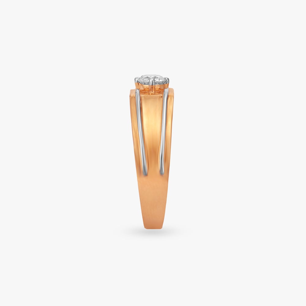 Glow Edit Solitaire Ring For Men,,hi-res image number null