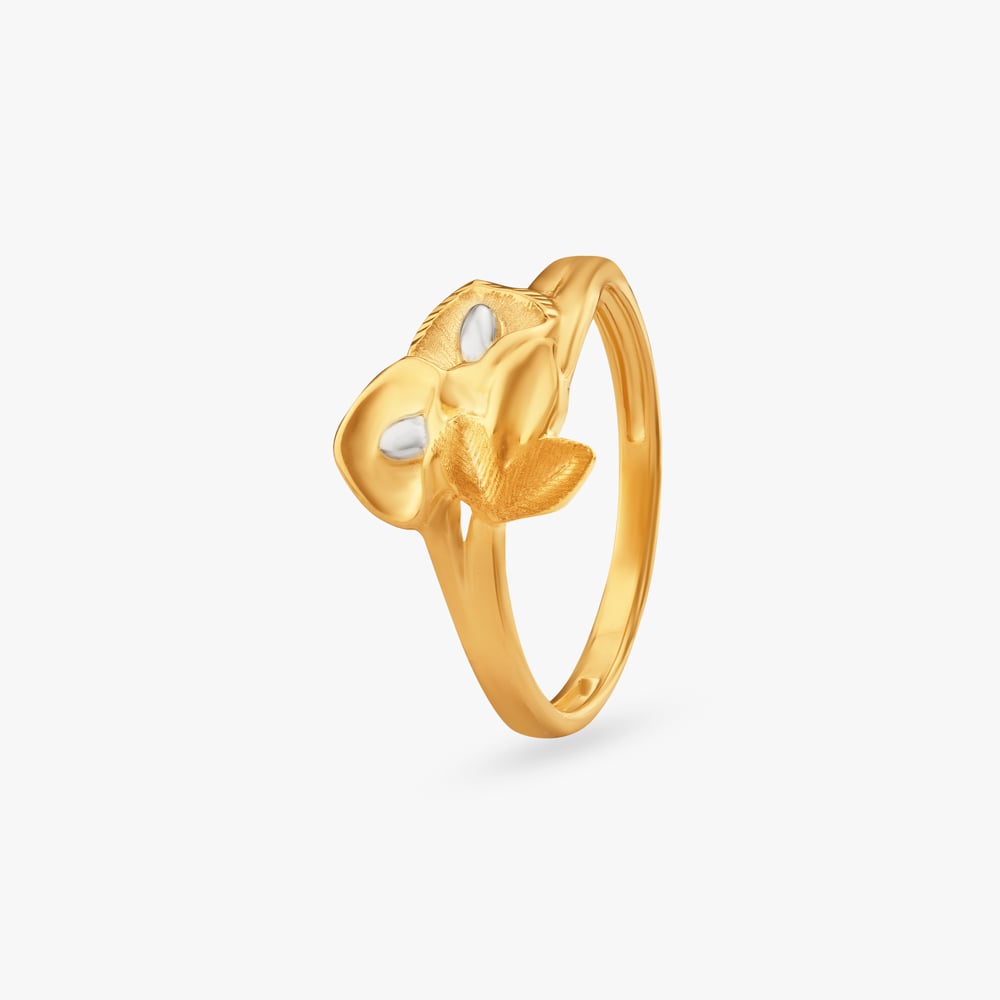 Whispering Petals Gold Ring,,hi-res image number null