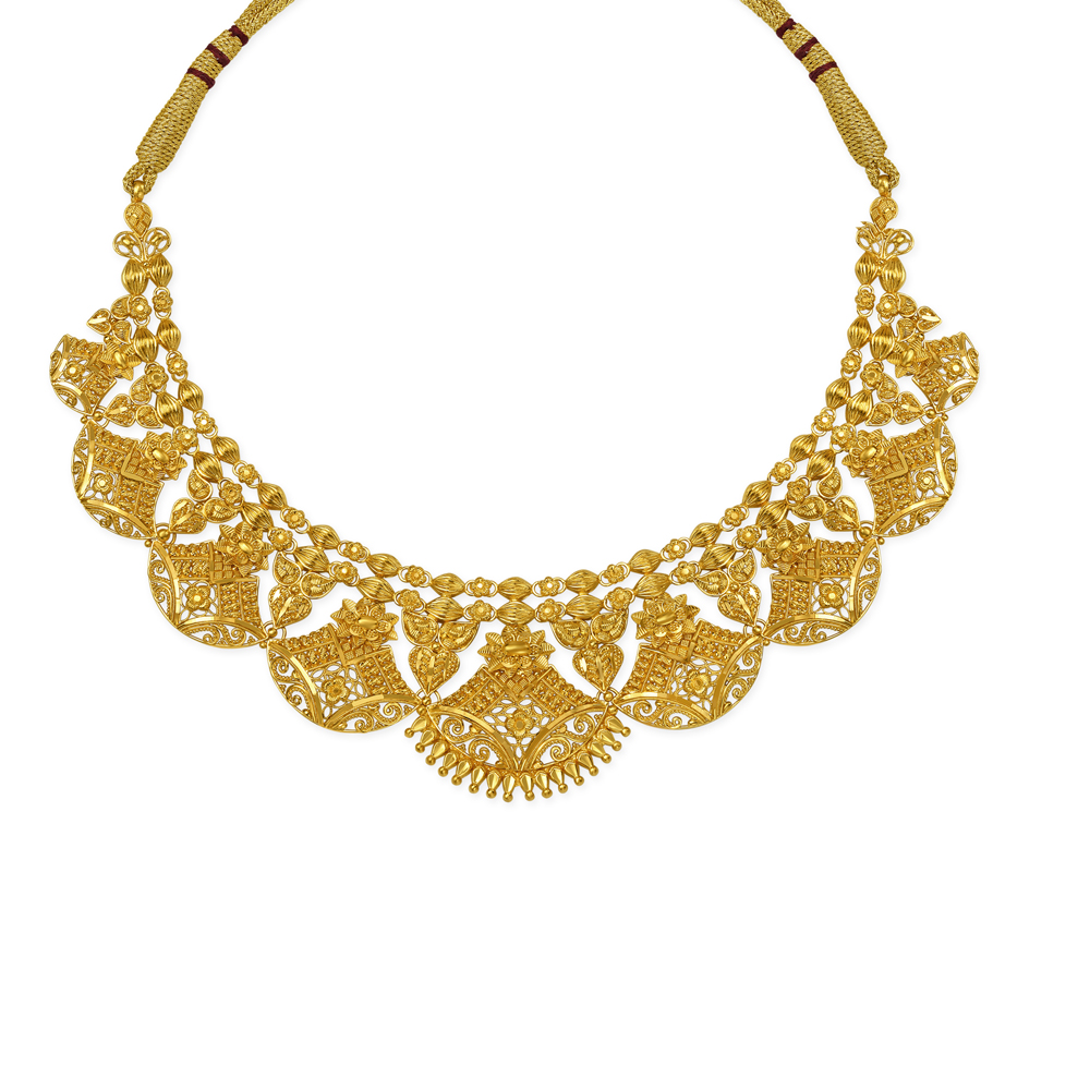 Royal Gold Necklace Set,,hi-res image number null