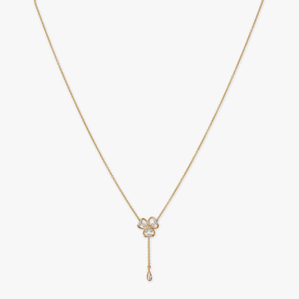 Floret Trail Diamond Necklace,,hi-res image number null