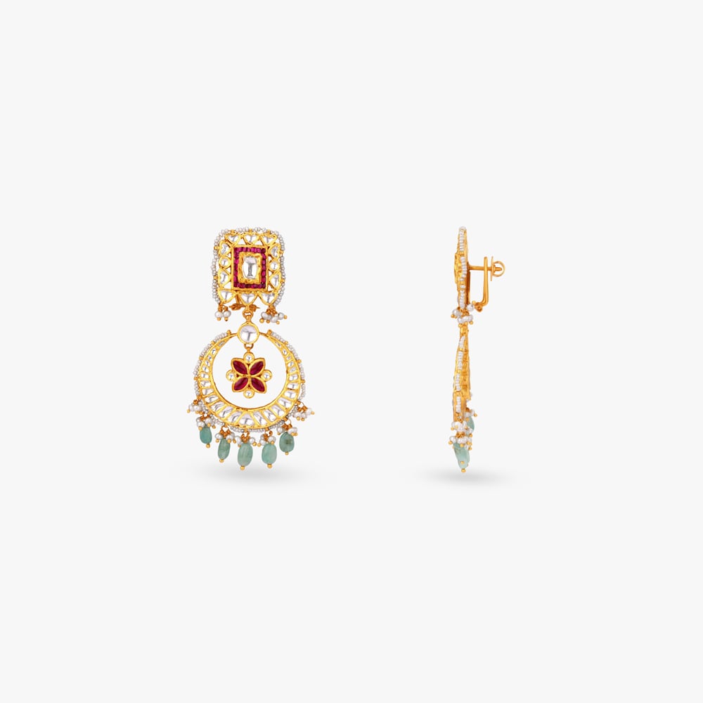 Mint Medallion Gold Necklace Set,,hi-res image number null