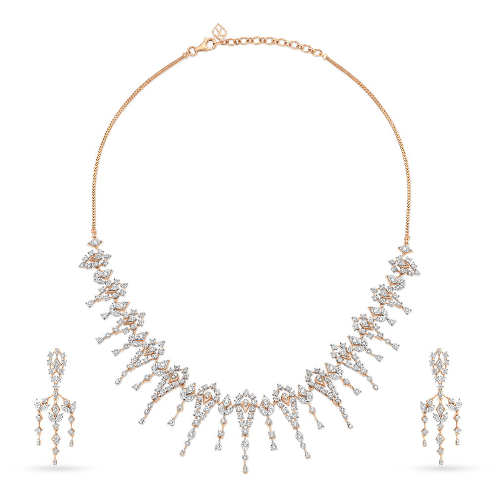 Flawless Diamond Necklace Set