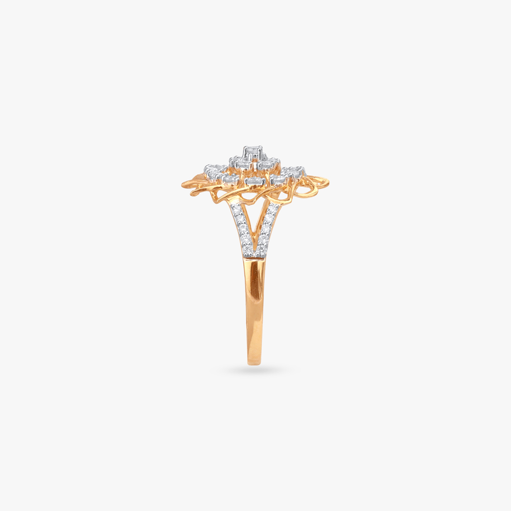 Petal Star Diamond Ring,,hi-res image number null