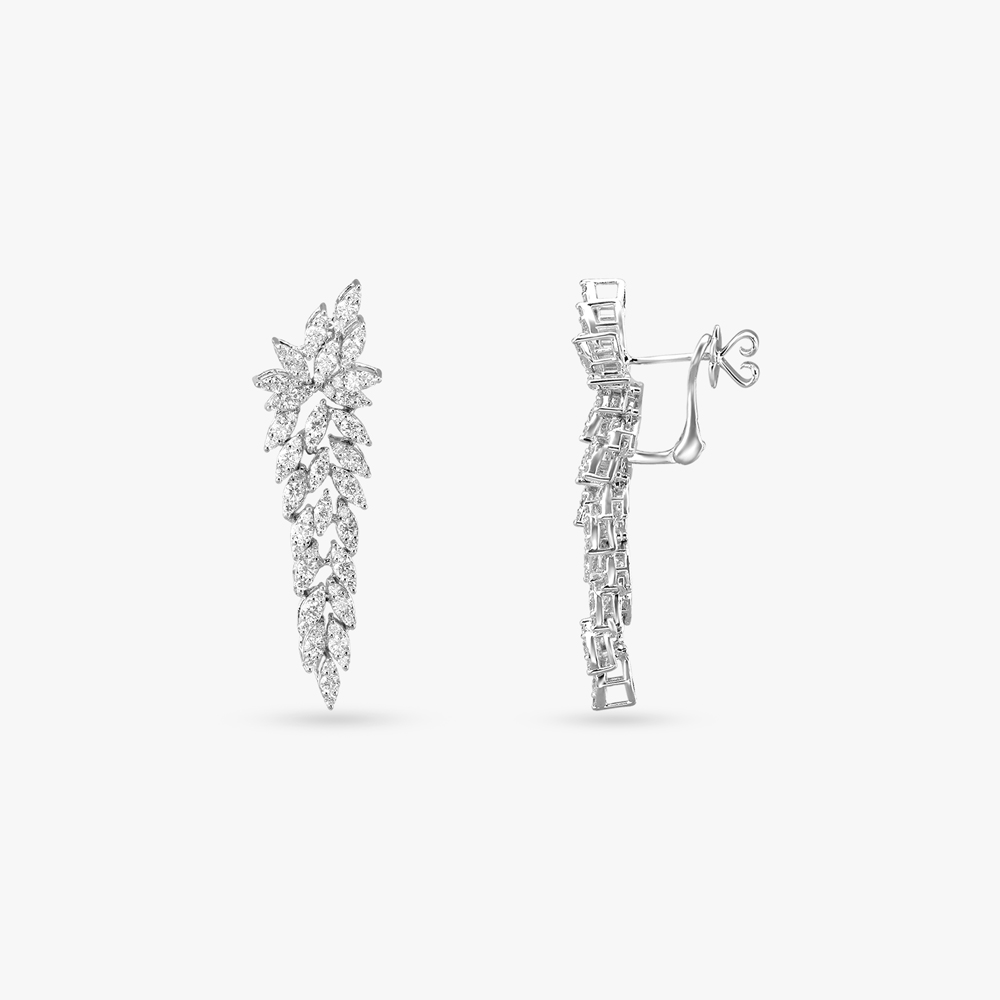 Lustrous Vine Diamond Necklace Set,,hi-res image number null