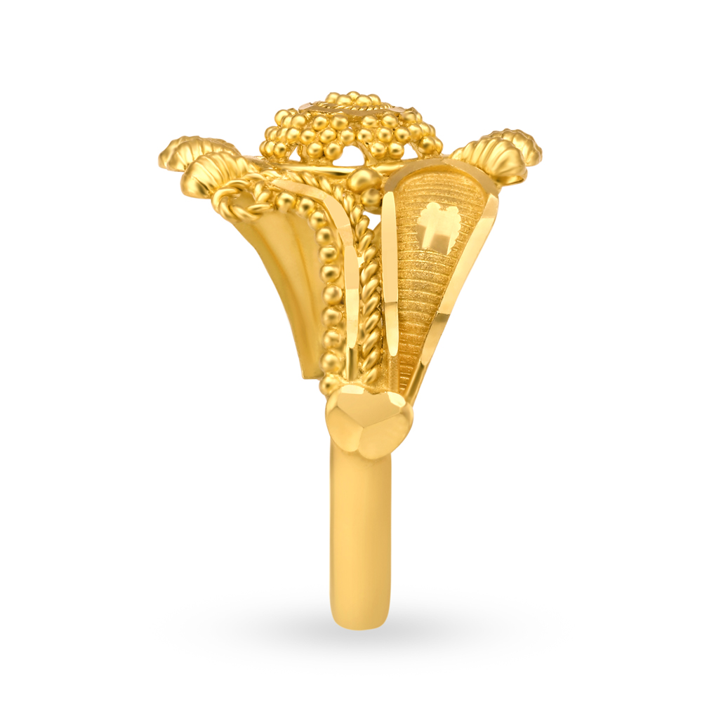 Royal Heritage Gold Finger Ring,,hi-res image number null