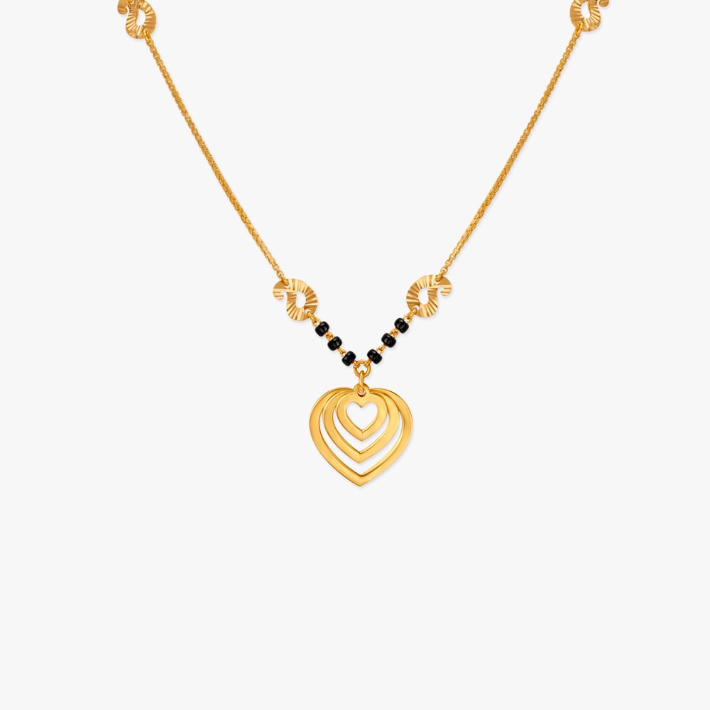 Edgy Hearts Mangalsutra,,hi-res image number null
