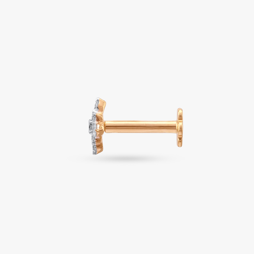 Vintage Star Diamond Nose Pin,,hi-res image number null