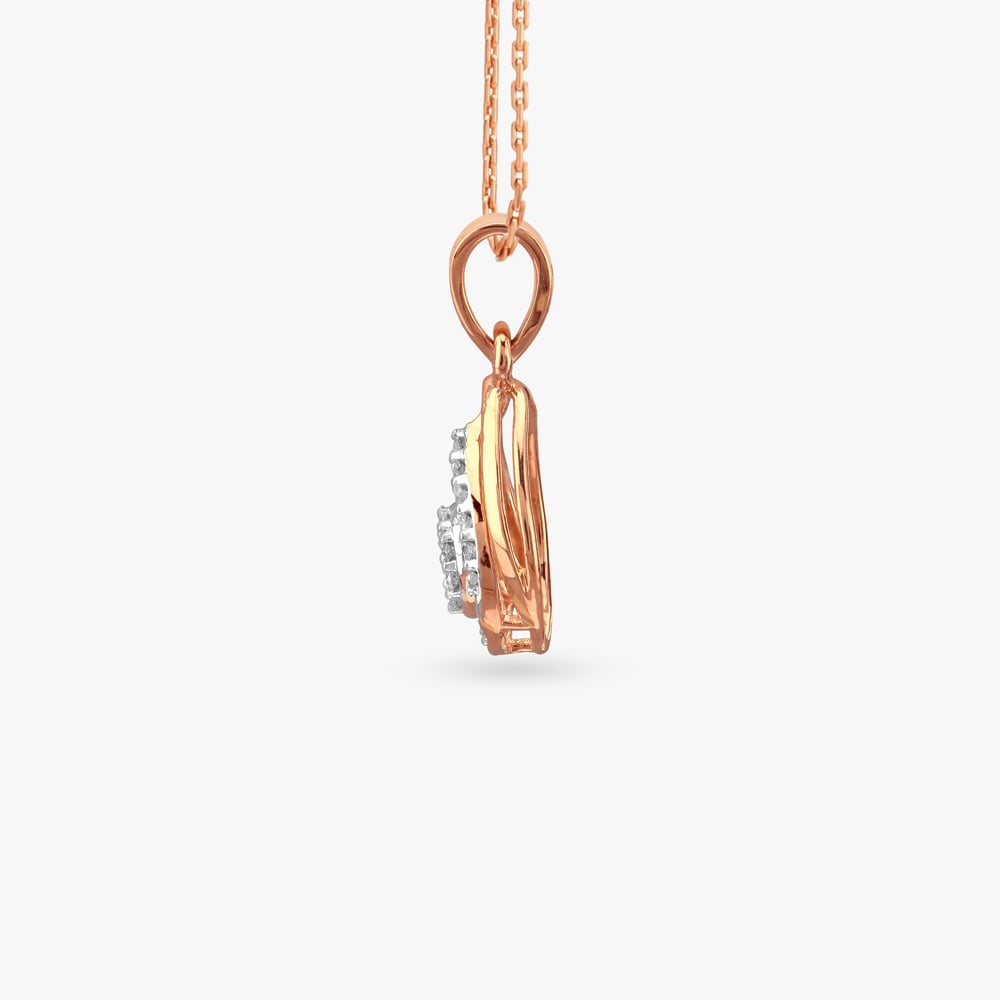 Halo Drop Diamond Pendant,,hi-res image number null