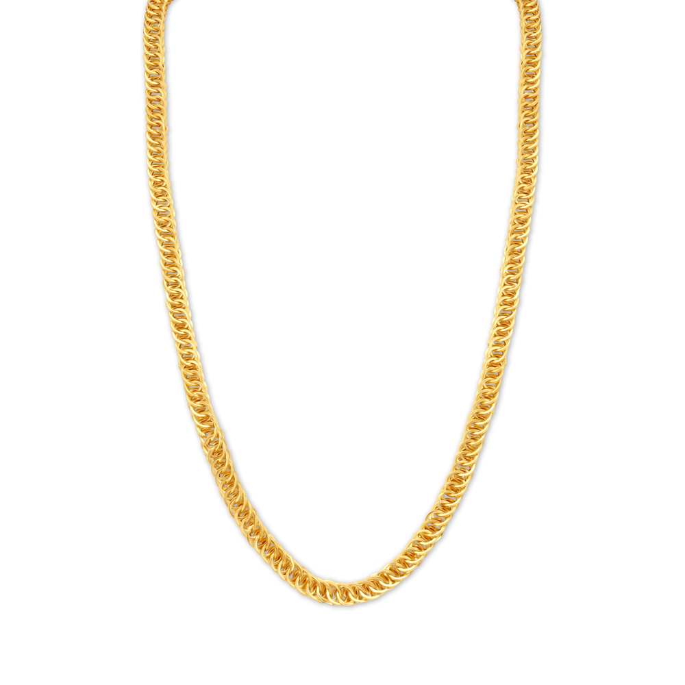 Striking Handmade Gold Chain For Men,,hi-res image number null