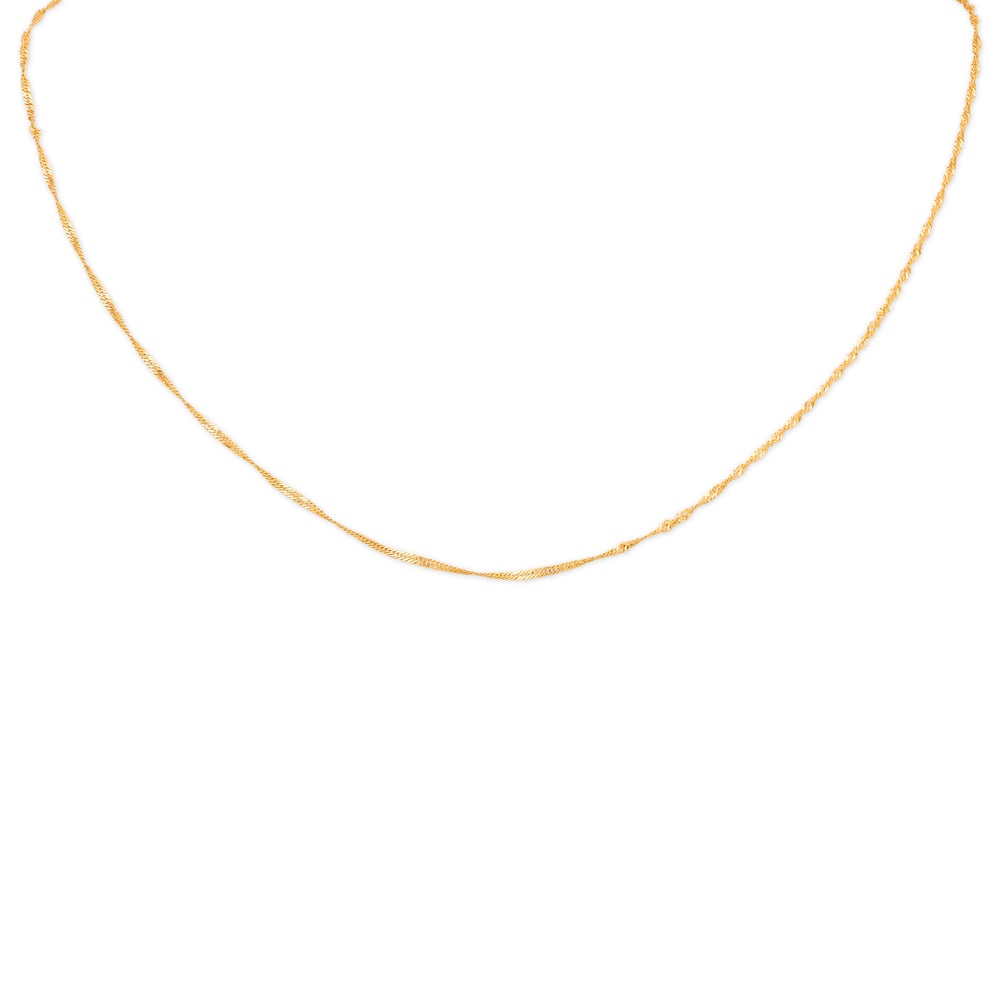 Elegant Yellow Gold Chain for Kids,,hi-res image number null