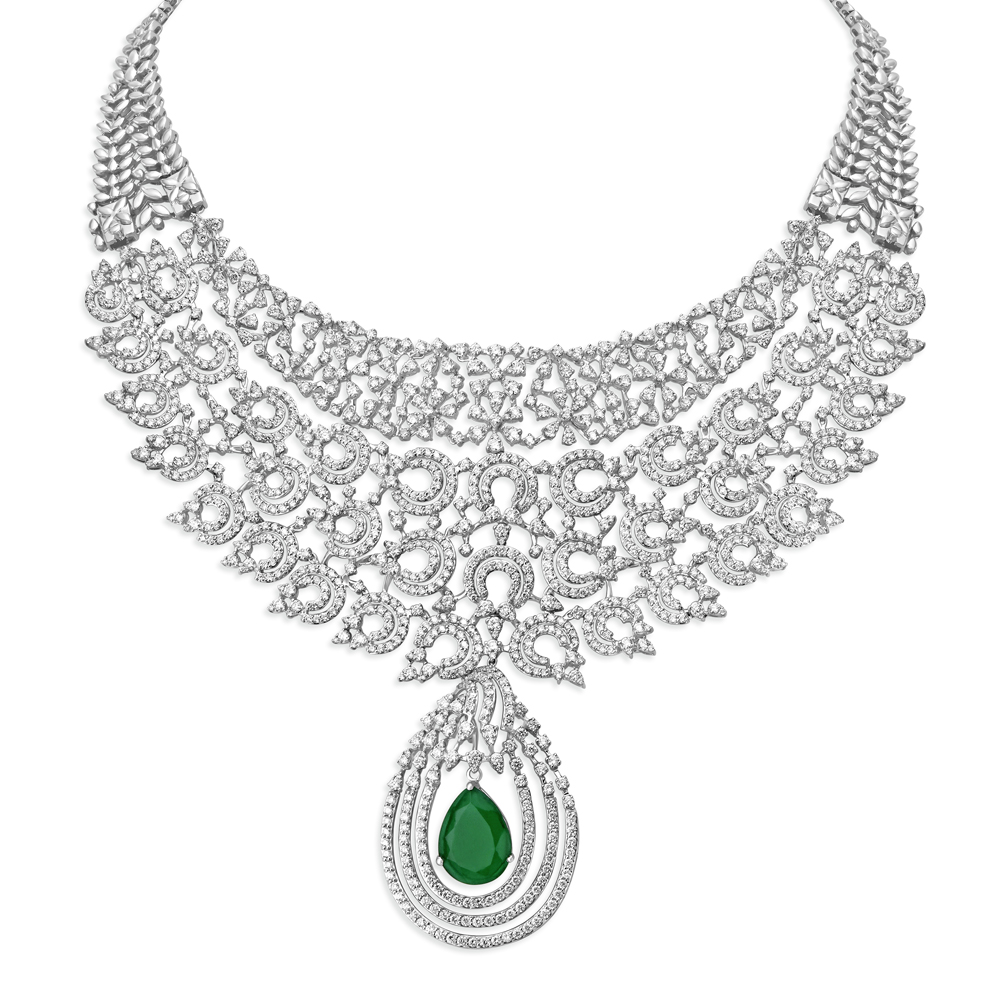Marvellous White Gold and Diamond Necklace