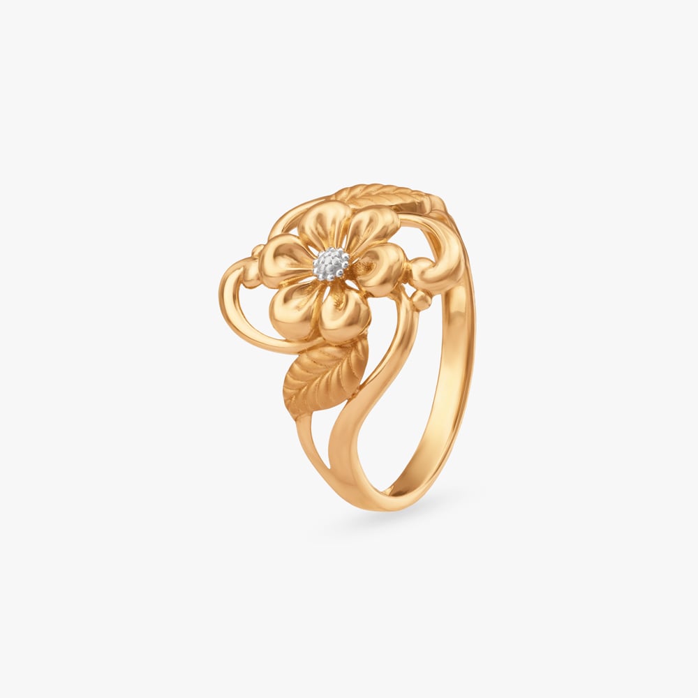 Petal Whisper Gold Ring,,hi-res image number null