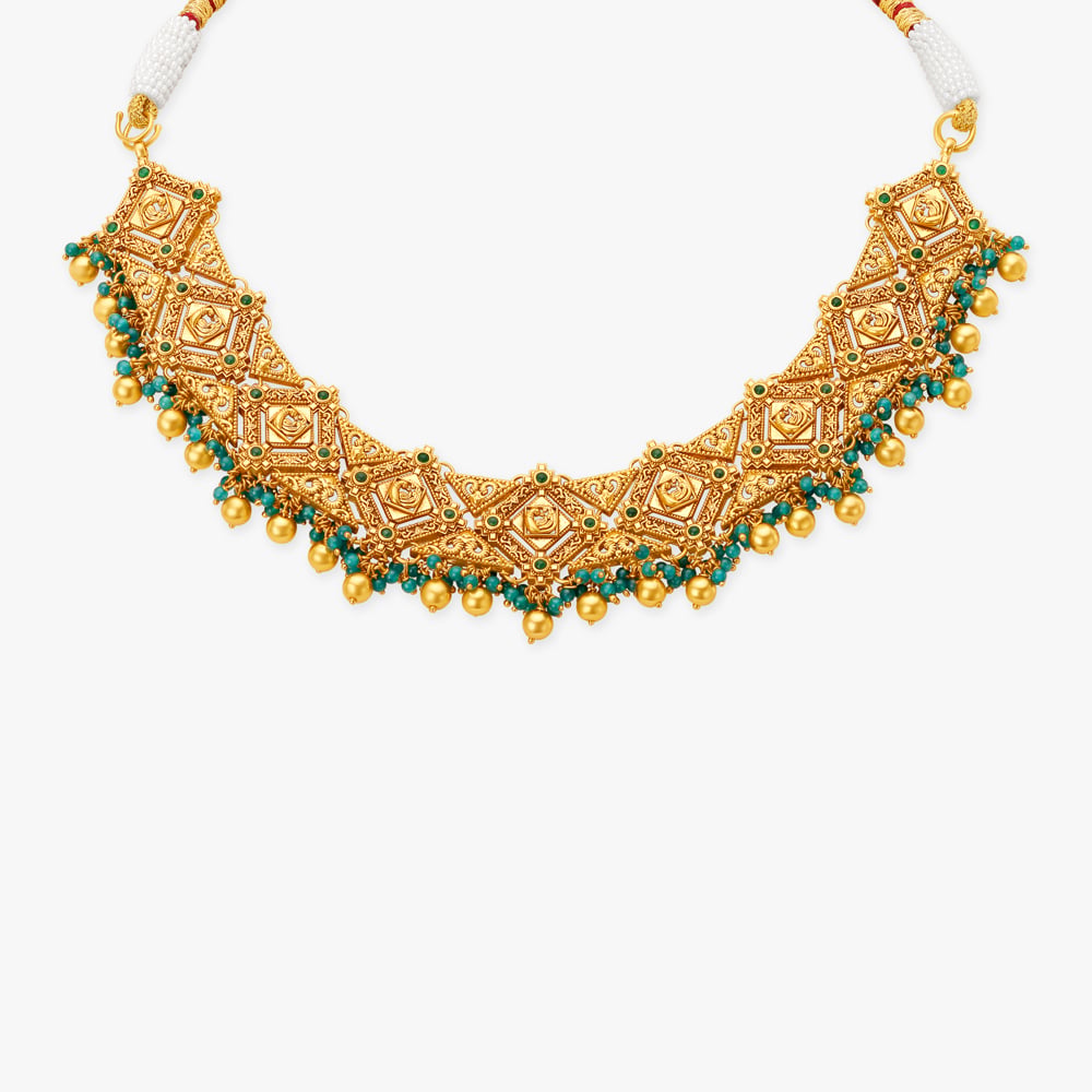 Warangal Gate Inspired Necklace Set,,hi-res image number null