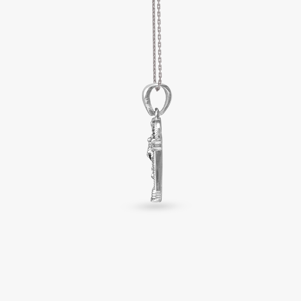 Balaji Shrine Silver Pendant,,hi-res image number null