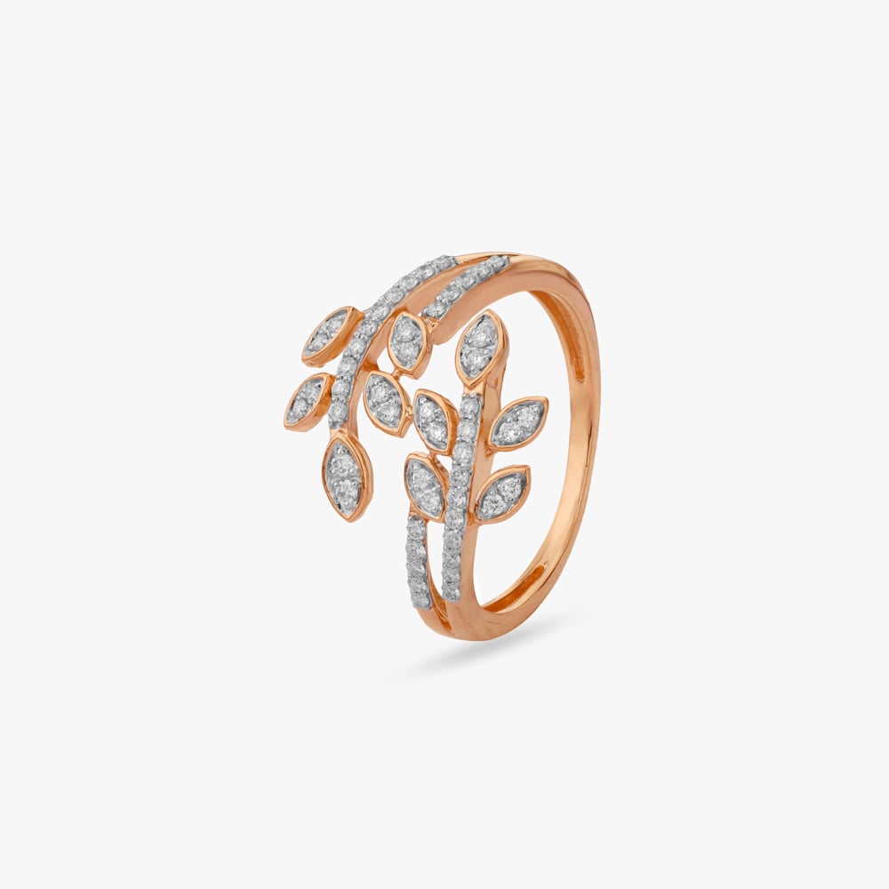 

Leaf Trail Diamond Ring