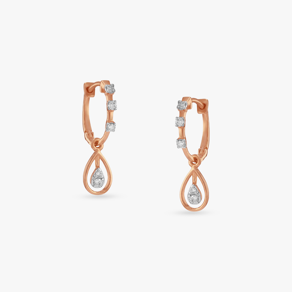 Cascade Spark Diamond Drop Earrings,,hi-res image number null