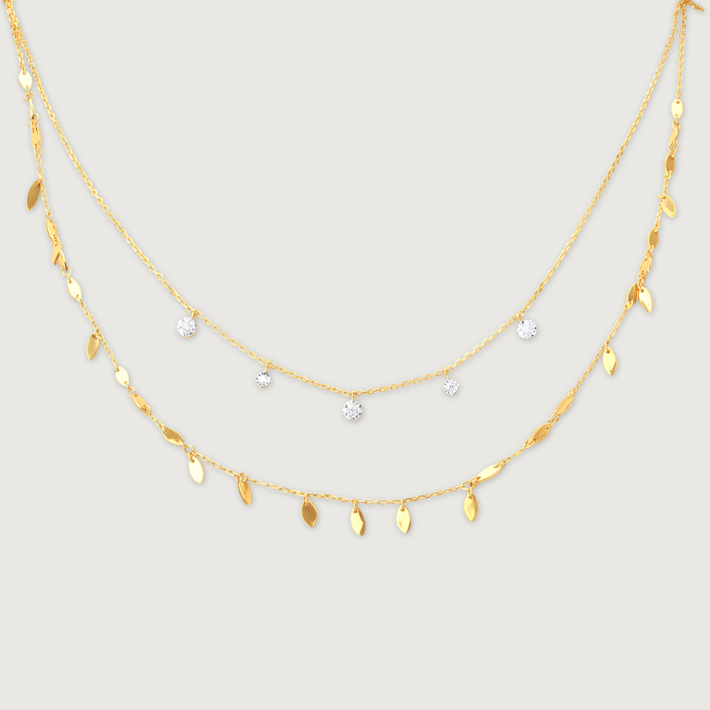 Playful Layers Diamond Necklace,,hi-res image number null