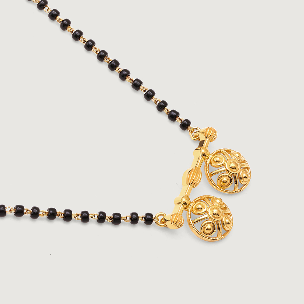 Eternal Circle 22 Kt Gold Vati Mangalsutra,,hi-res image number null