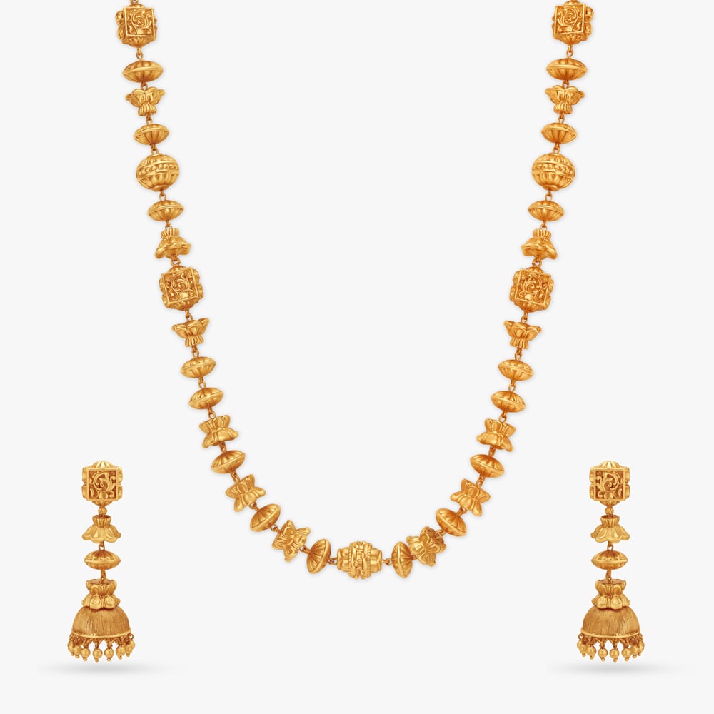 Gleaming Temple Necklace Set