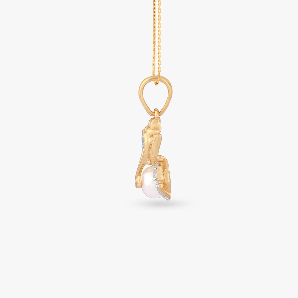 Divine Ganesh Diamond Pendant,,hi-res image number null