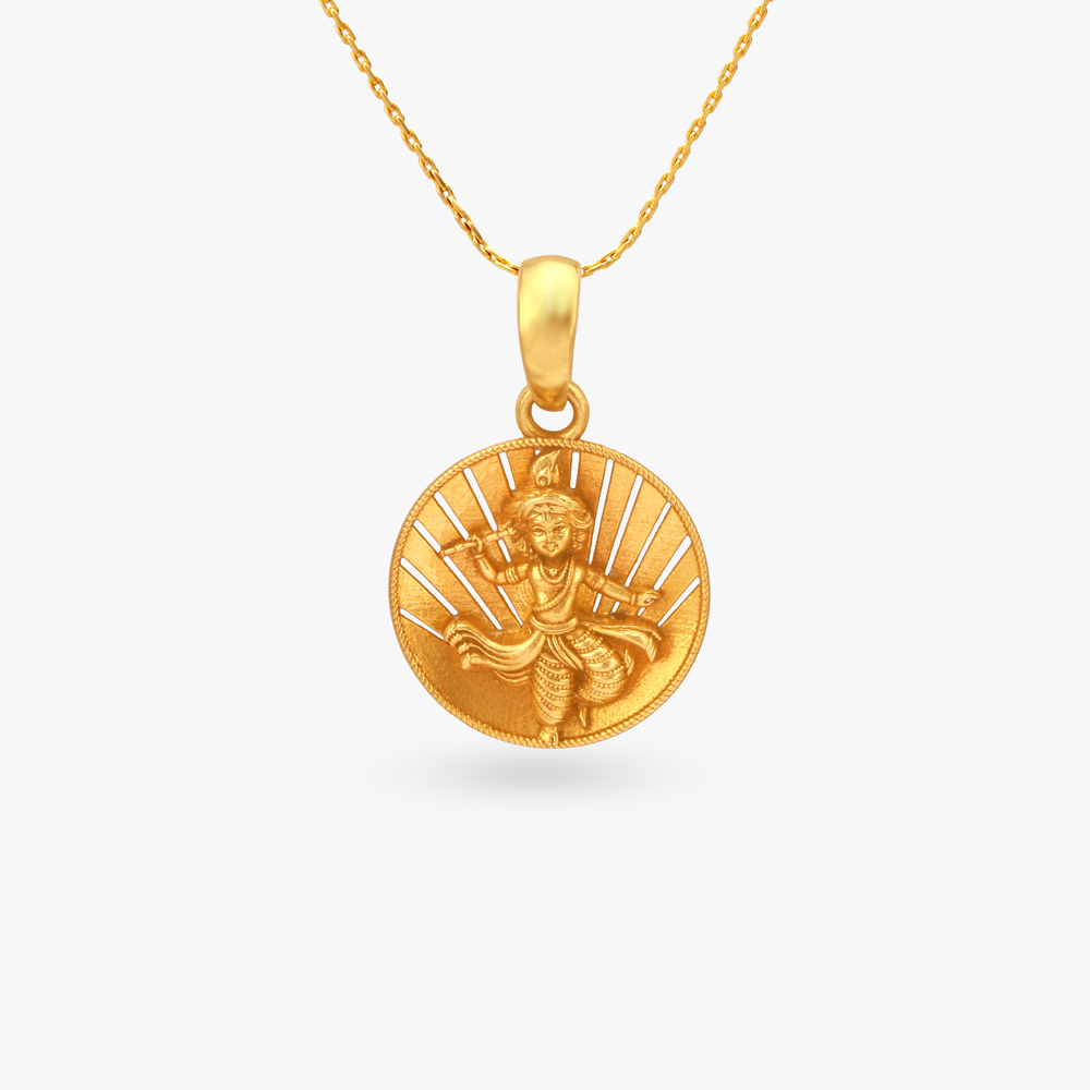 

Shri Krishna Gold Pendant