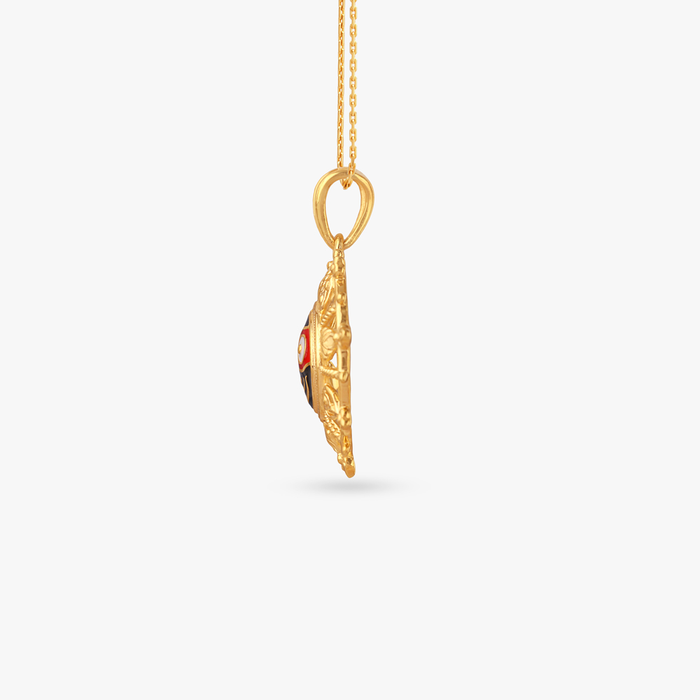 Celestial Jagannath Gold Pendant,,hi-res image number null
