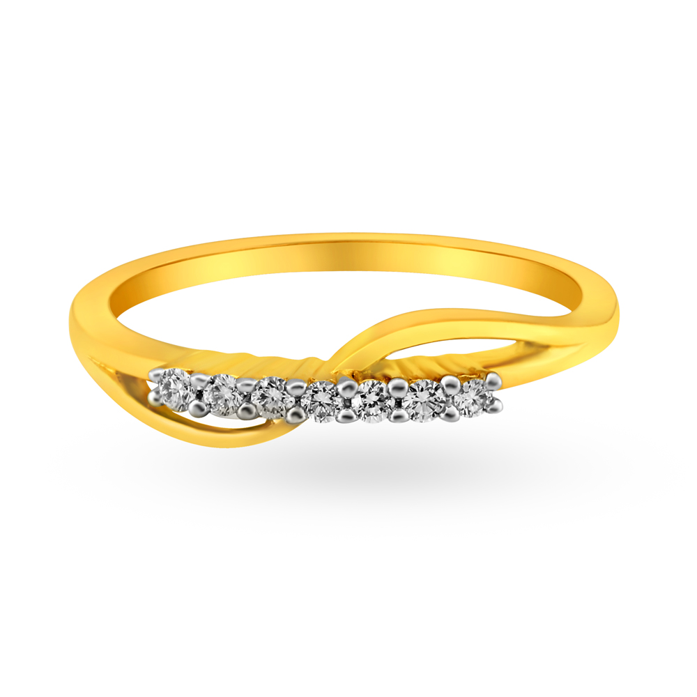 Slender Seven Stone Diamond Finger Ring,,hi-res image number null