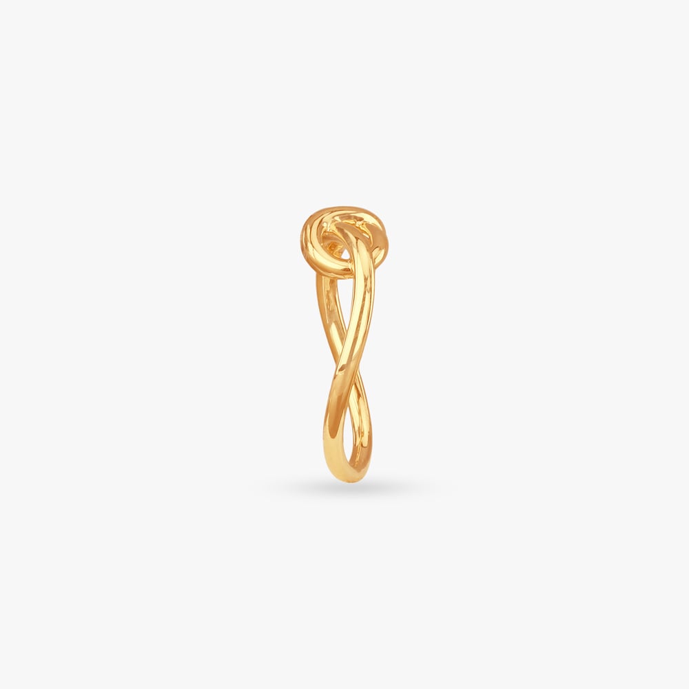 Infinity Interlace Gold Ring,,hi-res image number null