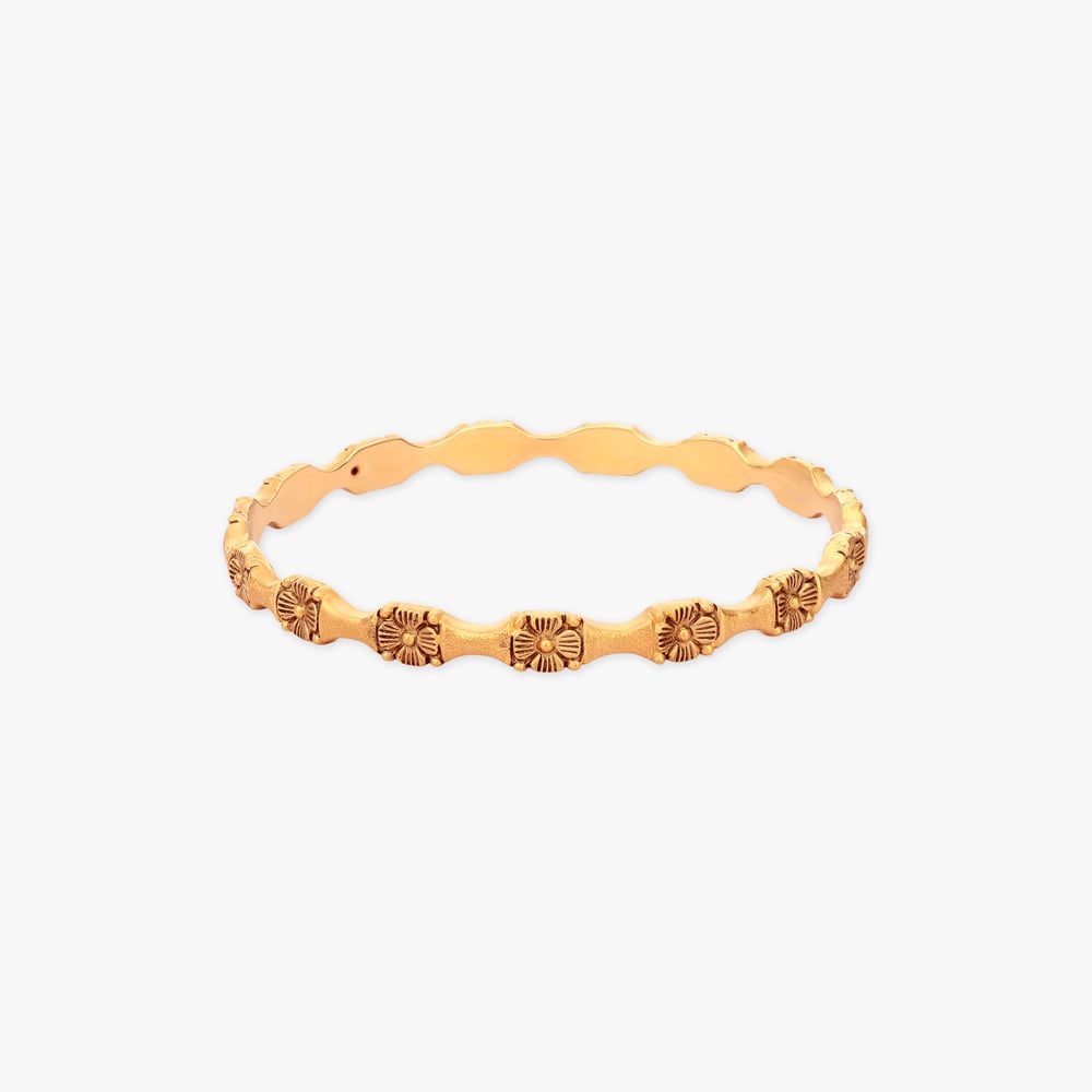 Blossom Trail Gold Bangles,,hi-res image number null