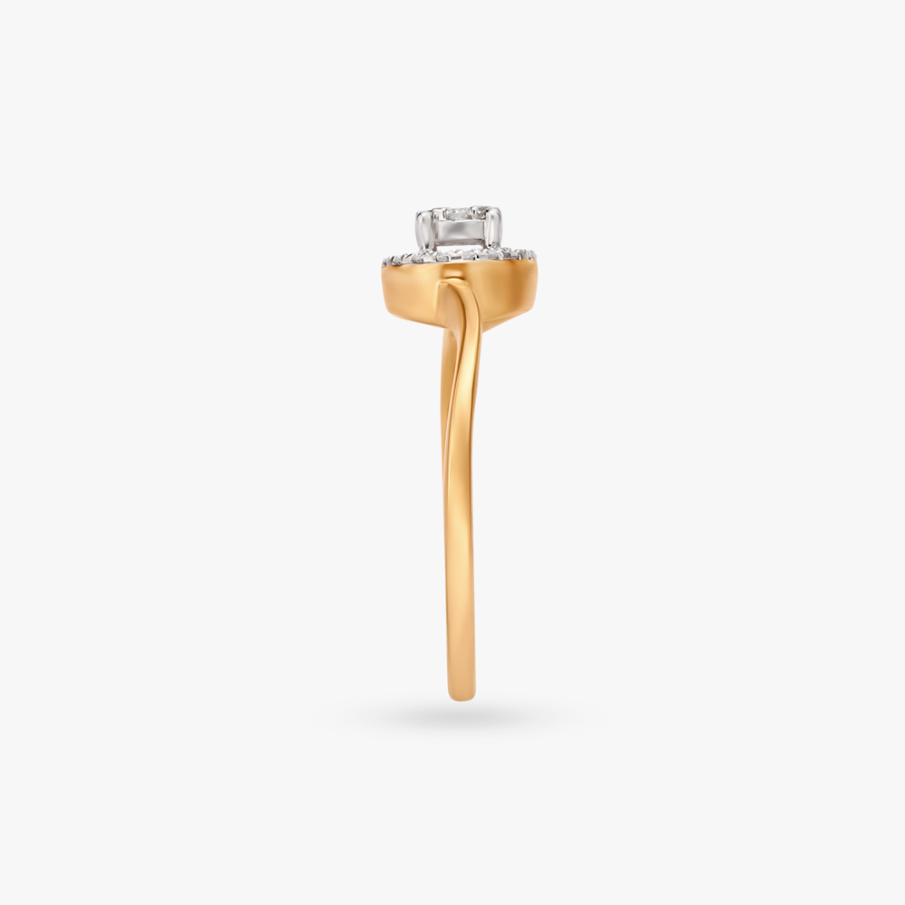 Halo Diamond Finger Ring,,hi-res image number null